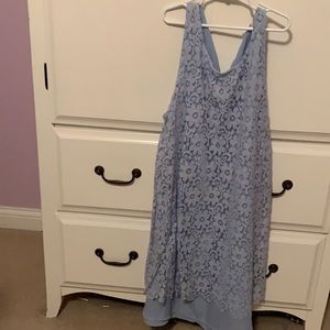 Blue flower dress